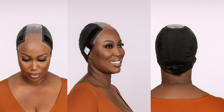 Adjustable Wig Gripper Cap with Wide, Transparent Lace